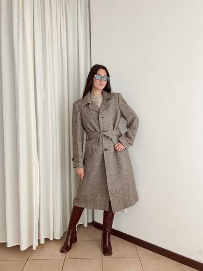 Cappotto da uomo marrone M 1
