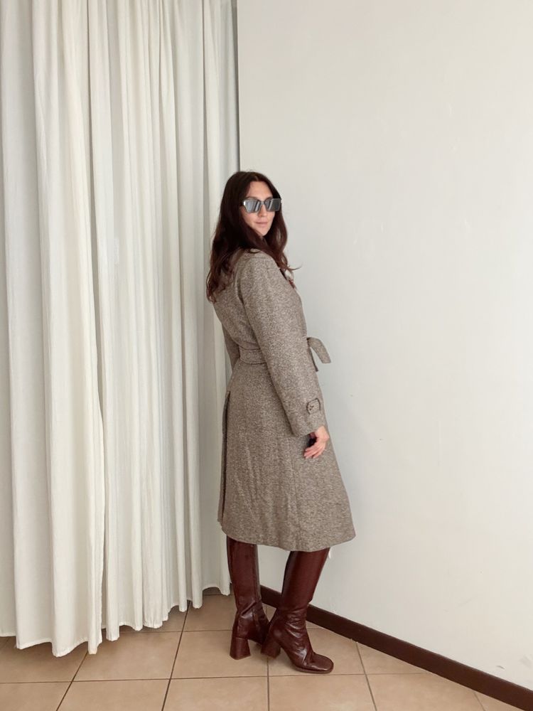 Cappotto da uomo marrone M 5