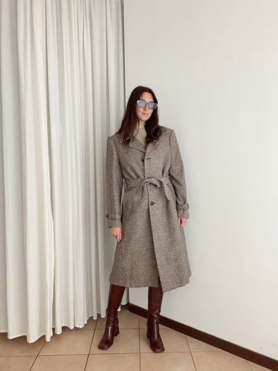 Cappotto da uomo marrone M 8