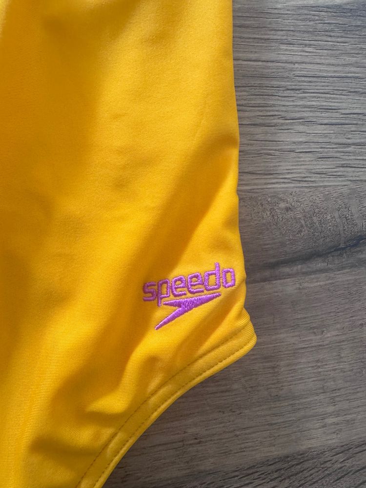 Speedo Yellow One-Piece Swimsuit image 2
