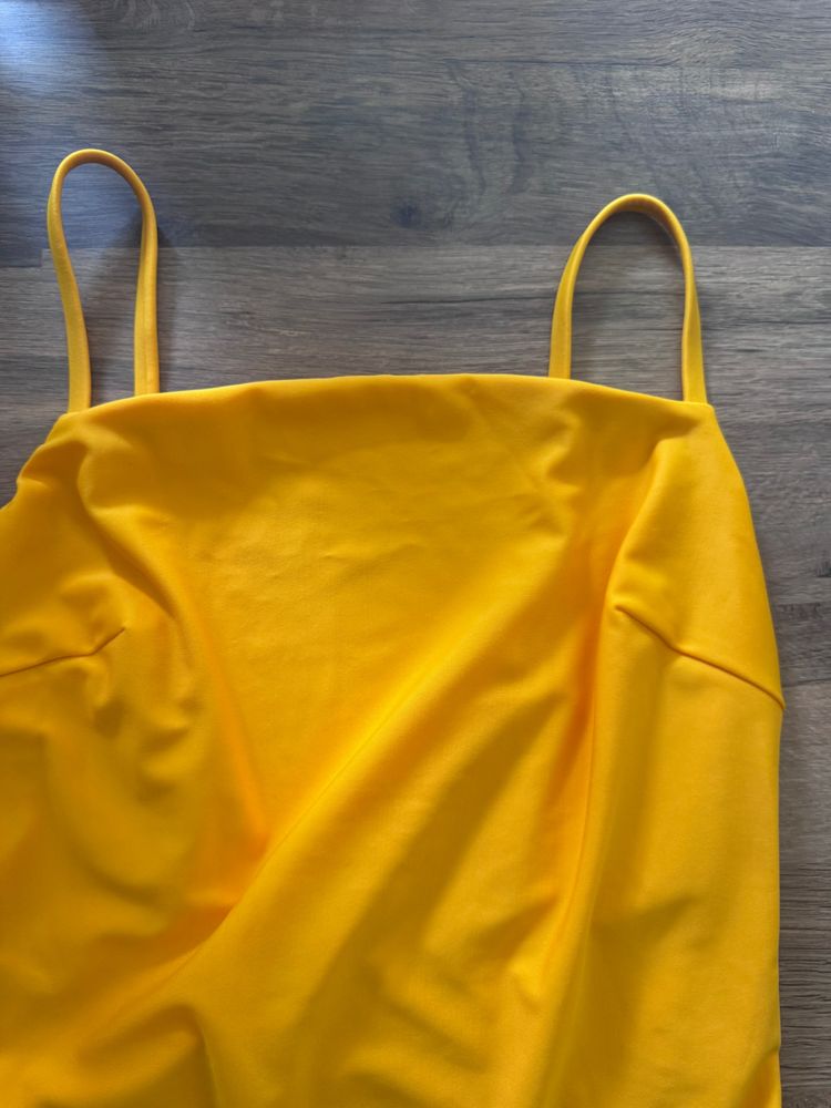 Speedo Yellow One-Piece Swimsuit image 3