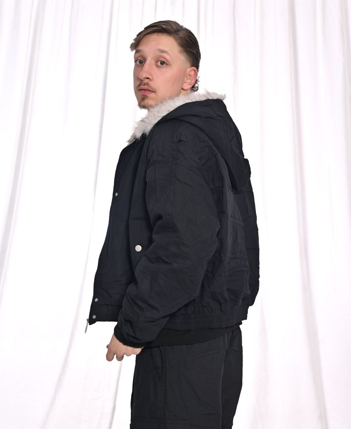 Coordinato Peluche Nero 5
