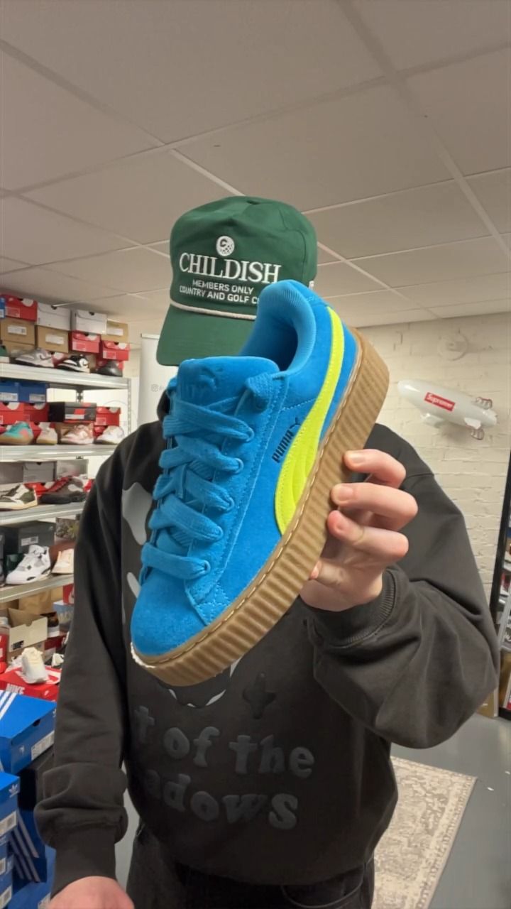 Puma Fenty Creeper Phatty Blue Yellow UK 6 NEW FULL BOX 
