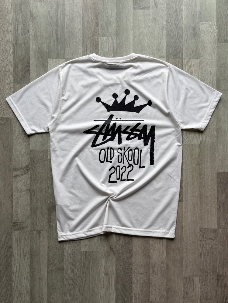 Stussy White Graphic T-Shirt