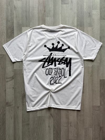 Stussy White Graphic T-Shirt