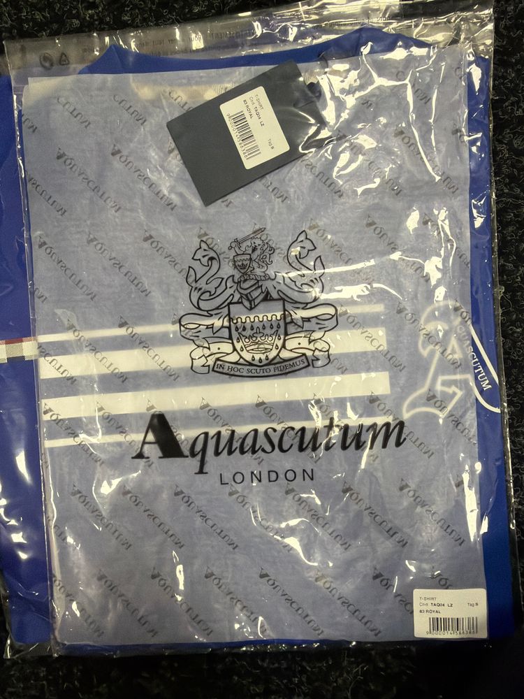 Blue Aquascutum London Shirt taq04 