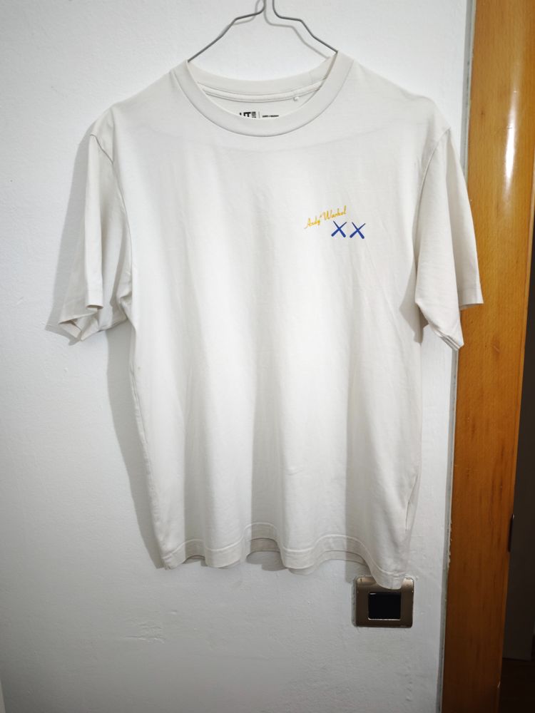 Other White Short Sleeve T-Shirt With Small Text And Xx Design product image