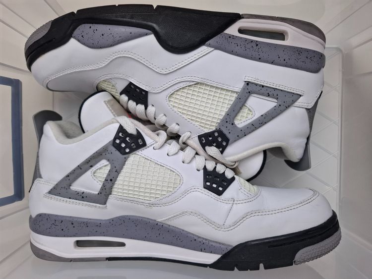 Nike Jordan Jordan 4 white cement uk 8.5  2012 (worn mint condition) product image