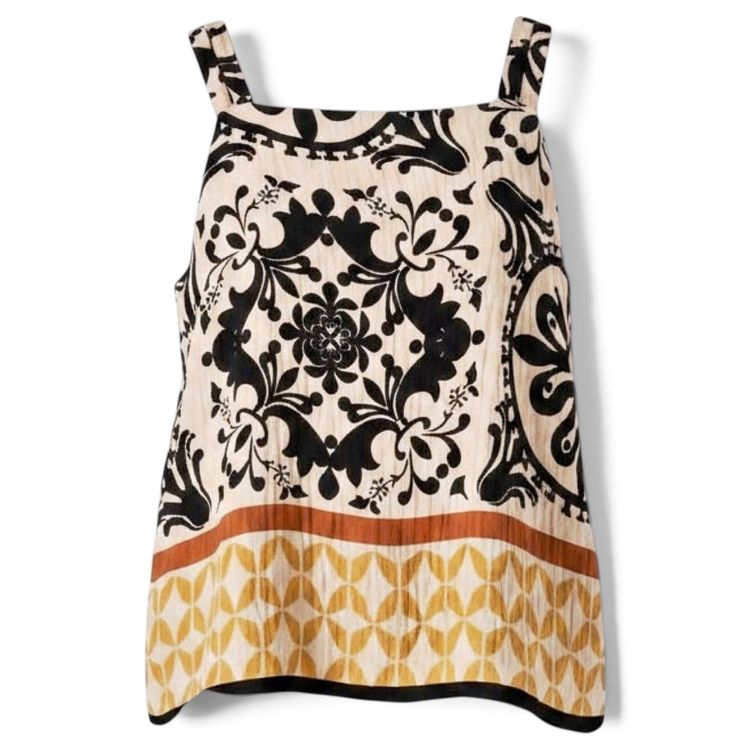 Beige women's tank top from the brand Rinascimento. Never worn, with tags image 1