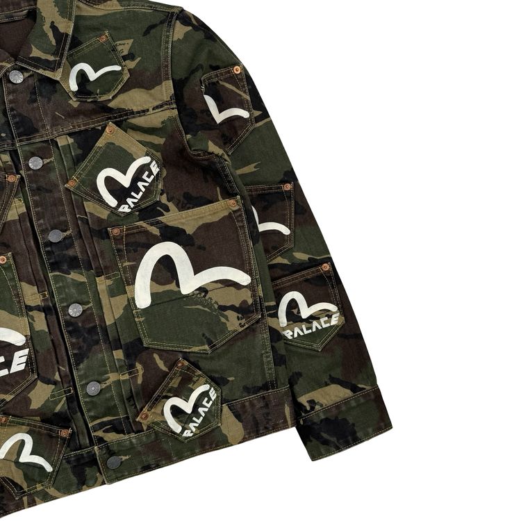 Palace x Evisu Type One Camo denim jacket - Small obraz 9