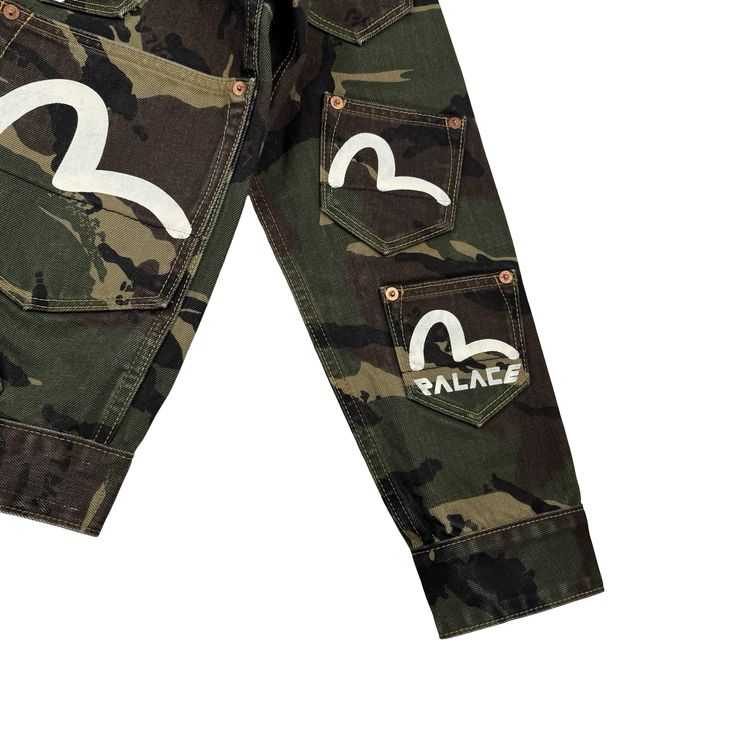 Palace x Evisu Type One Camo denim jacket - Small obraz 7