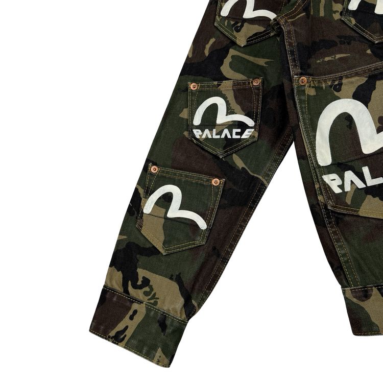 Palace x Evisu Type One Camo denim jacket - Small obraz 10