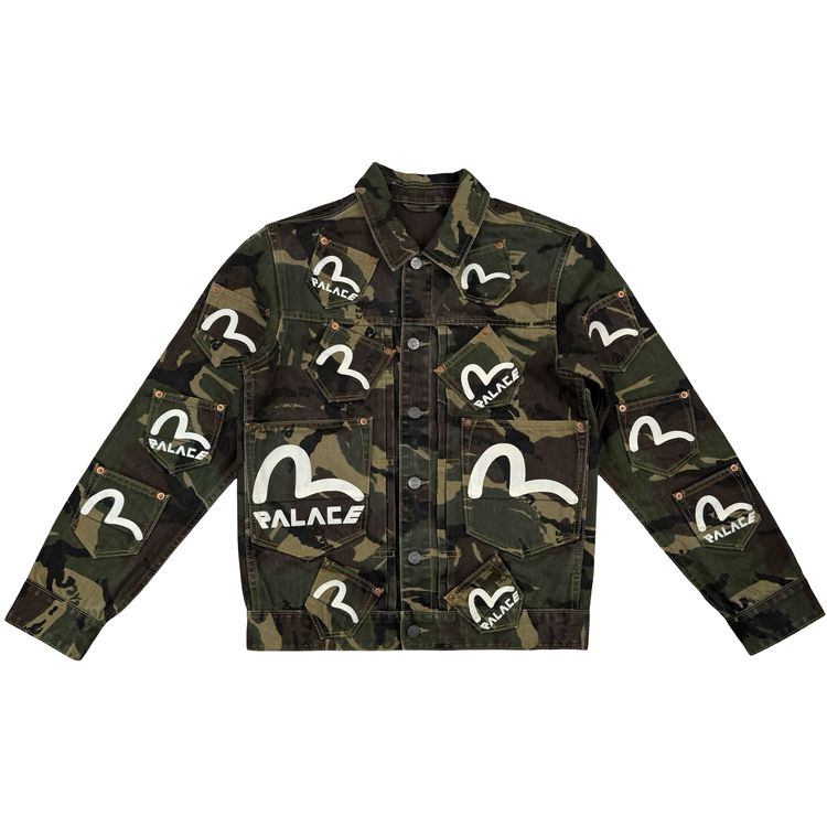 Palace x Evisu Type One Camo denim jacket - Small obraz 11