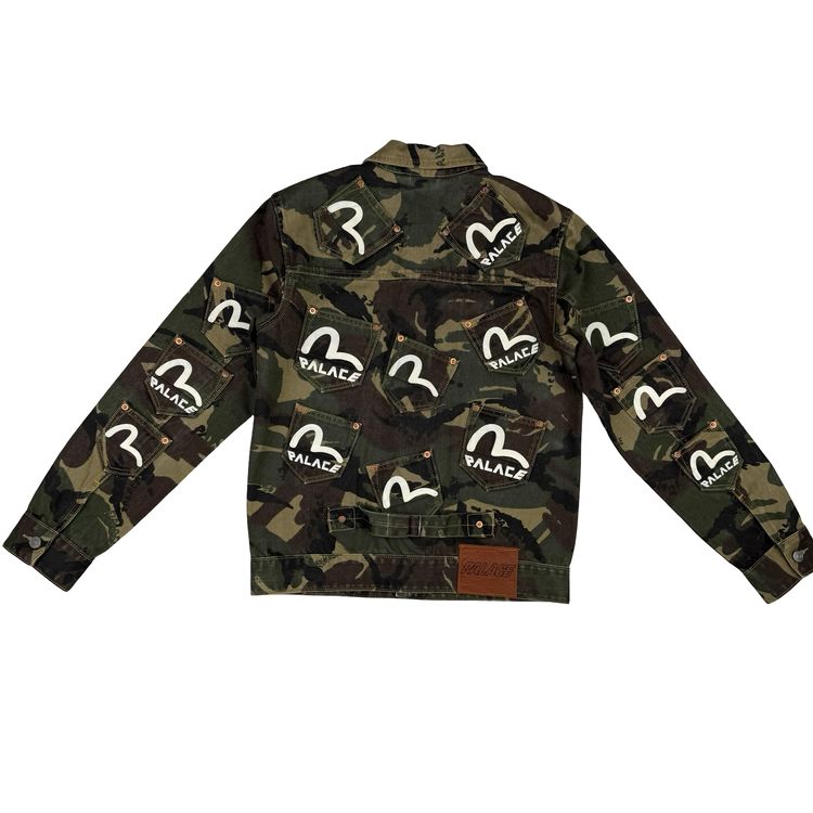 Palace x Evisu Type One Camo denim jacket - Small obraz 14