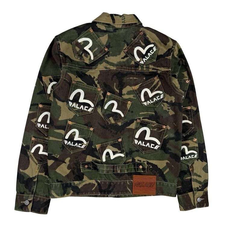 Palace x Evisu Type One Camo denim jacket - Small obraz 5