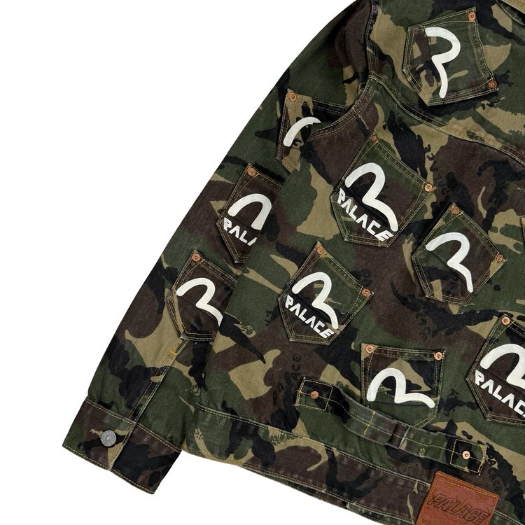 Palace x Evisu Type One Camo denim jacket - Small obraz 12