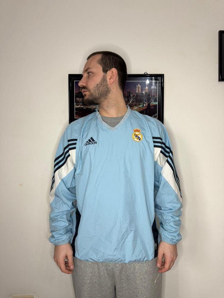 Adidas Real Madrid Light Blue Training Top