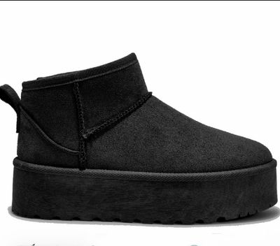 Uk 6 - luxury boot “ vimto1 BLACK PLATFORM “