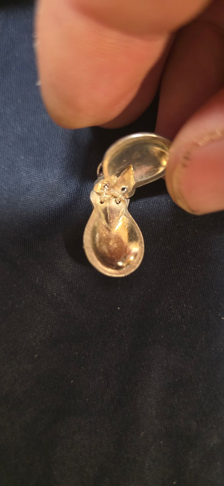 925 sterling silver charm extremely heavy  image 5