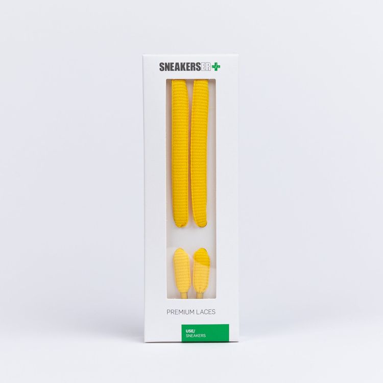 SKATE SNEAKER LACES 120CM X 9mm YELLOW