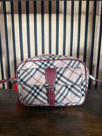 B66 Burberry Blue Label Nylon Shoulder Bag