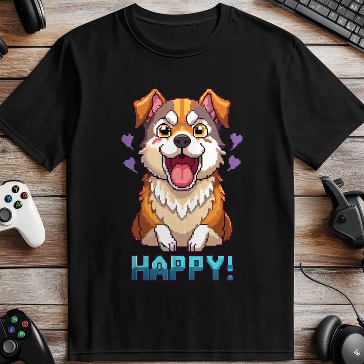 Pixel 18 Corgi T-Shirt image 3