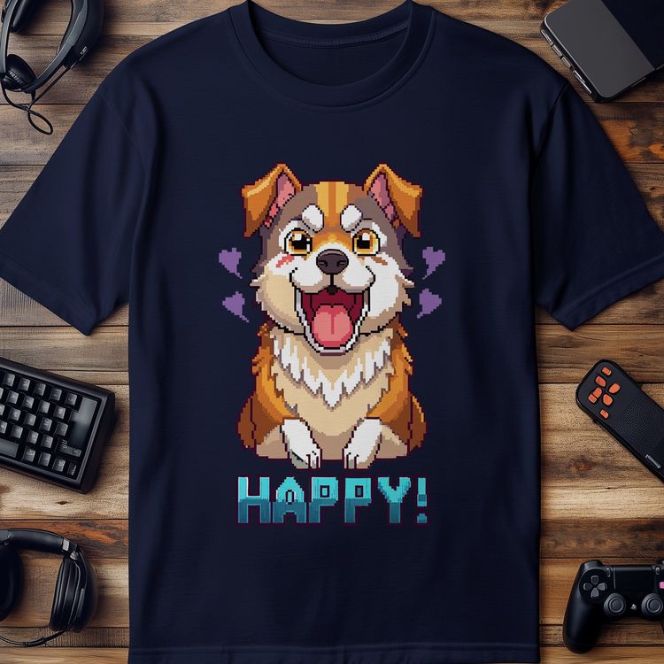 Pixel 18 Corgi T-Shirt image 5