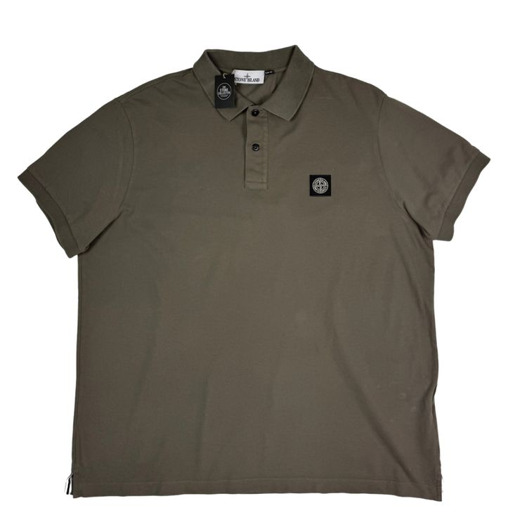 Polo Stone Island Caqui manga corta - talla 3XL image 1