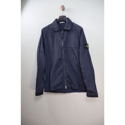 Stone Island Navy Nylon Metal Overshirt