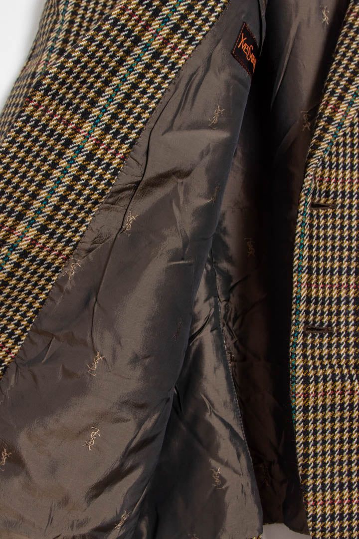 YSL Cashmere Tweed Blazer (XL) obraz 5