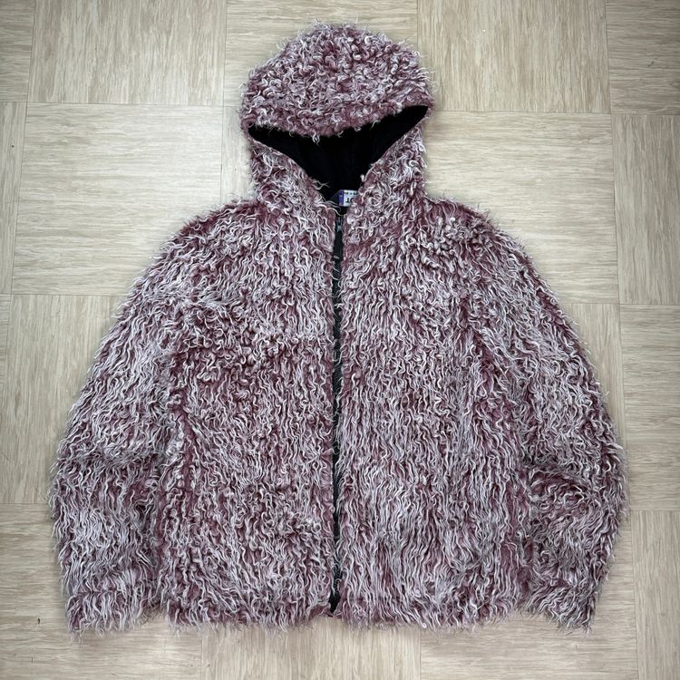 Tog24 1990's modacrylic faux fur yeti fleece jacket (S)