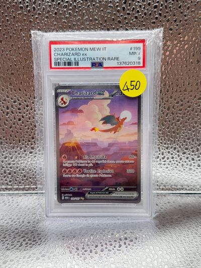Pokemon Charizard 199/165 151 psa 9 ita