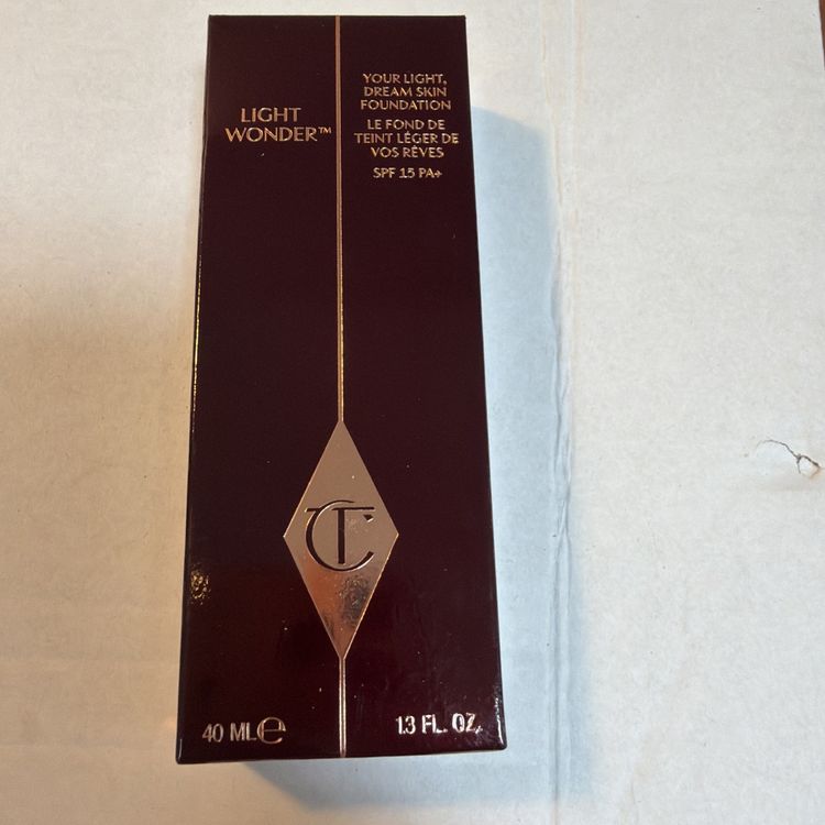 Charlotte Tilbury Light Wonder 1 Fair Foundation 40ml SPF 15 BNIB Sealed Genuine image 1
