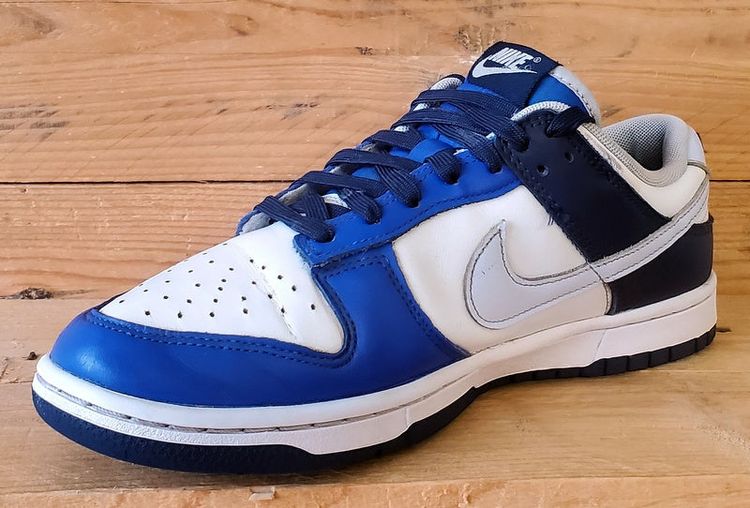 Nike Dunk Low Leather Trainers UK7/US8/EU41 FQ8826-100 White/Game Royal image 9