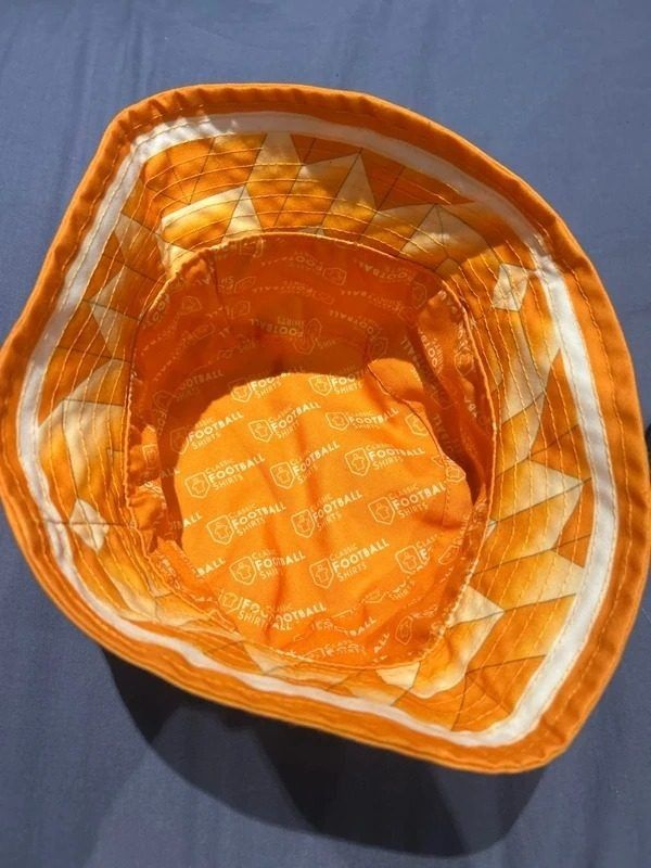 Orange Geometric Bucket Hat image 3
