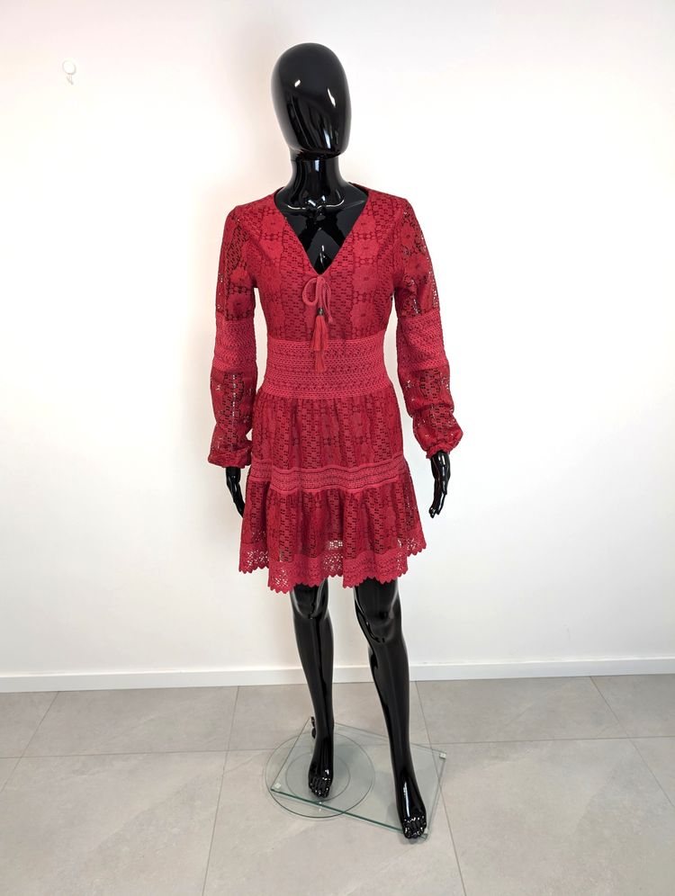 Other Red Lace Long Sleeve Dress product image