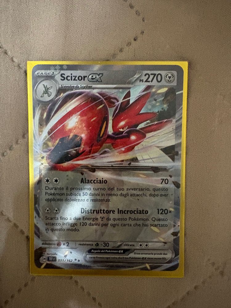 Scizor Ex Trading Card obraz 1
