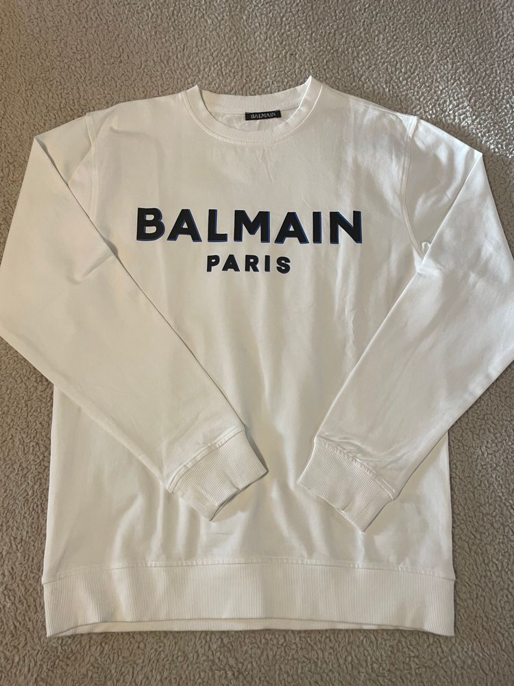 Balmain White Sweatshirt