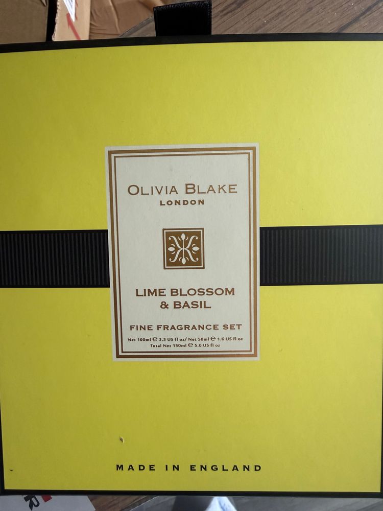 Olivia Blake Lime Blossom & Basil Fine Fragrance Set