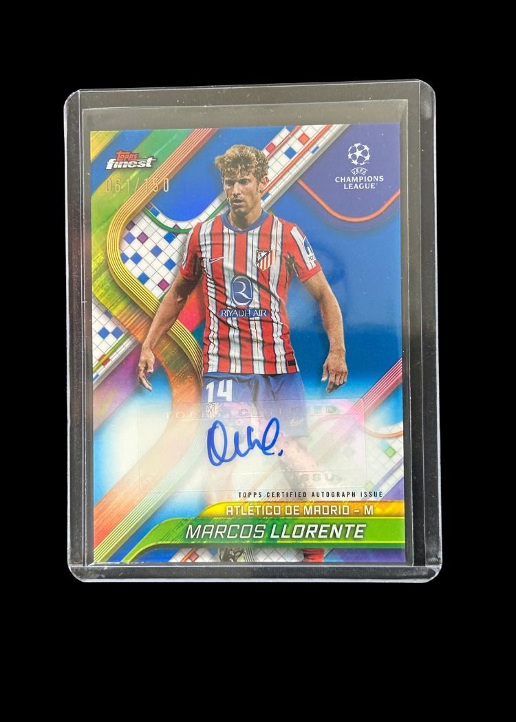 Marcos Llorente AUTO /150 Topps Finest image 1
