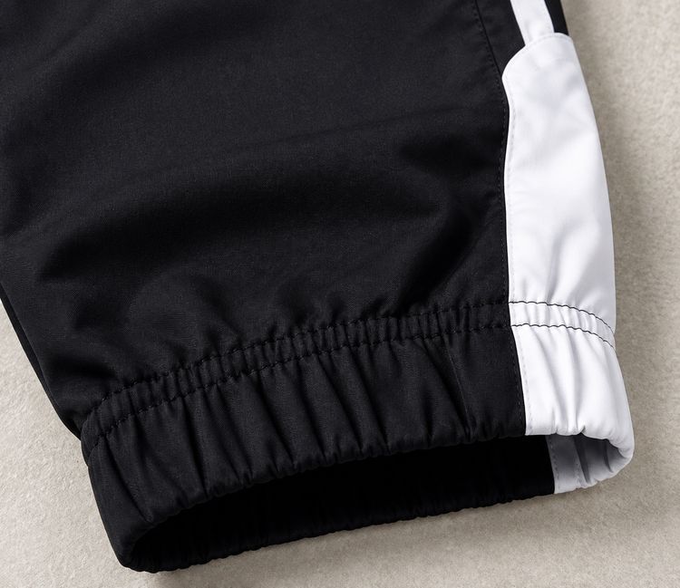 Adidas Black Track Pants With White Stripes image 4