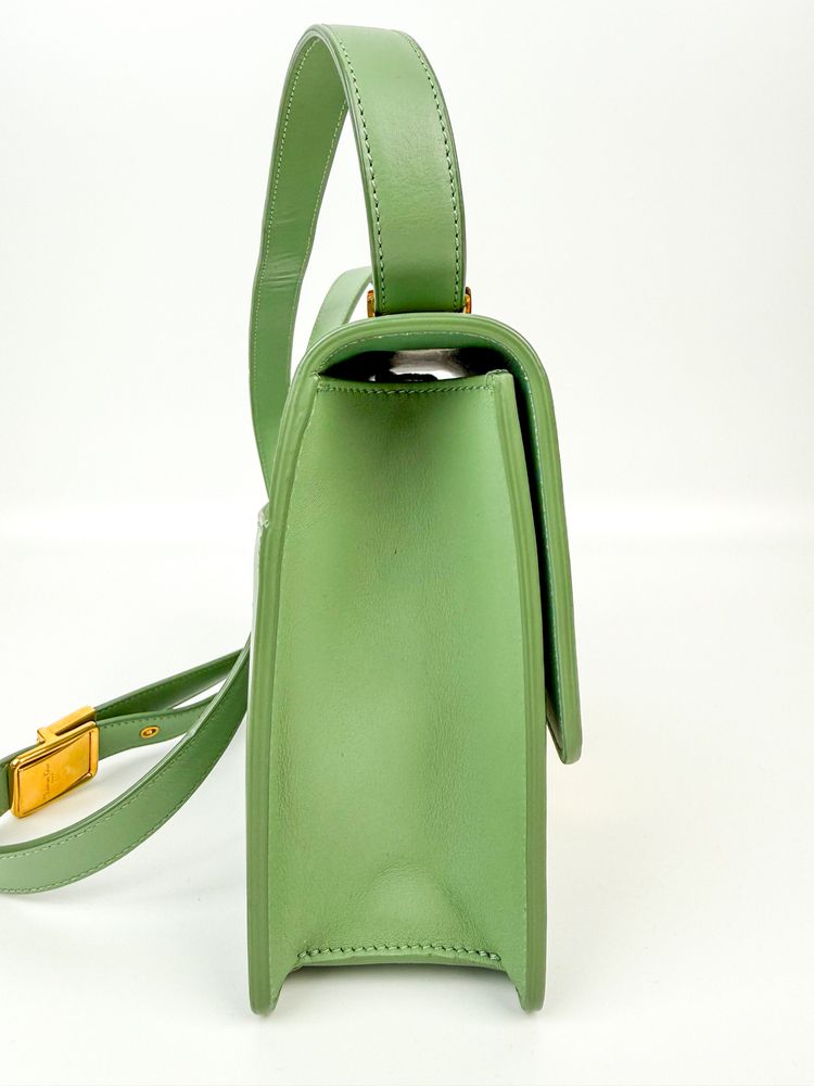 Christian Dior Green Leather Shoulder Bag 3