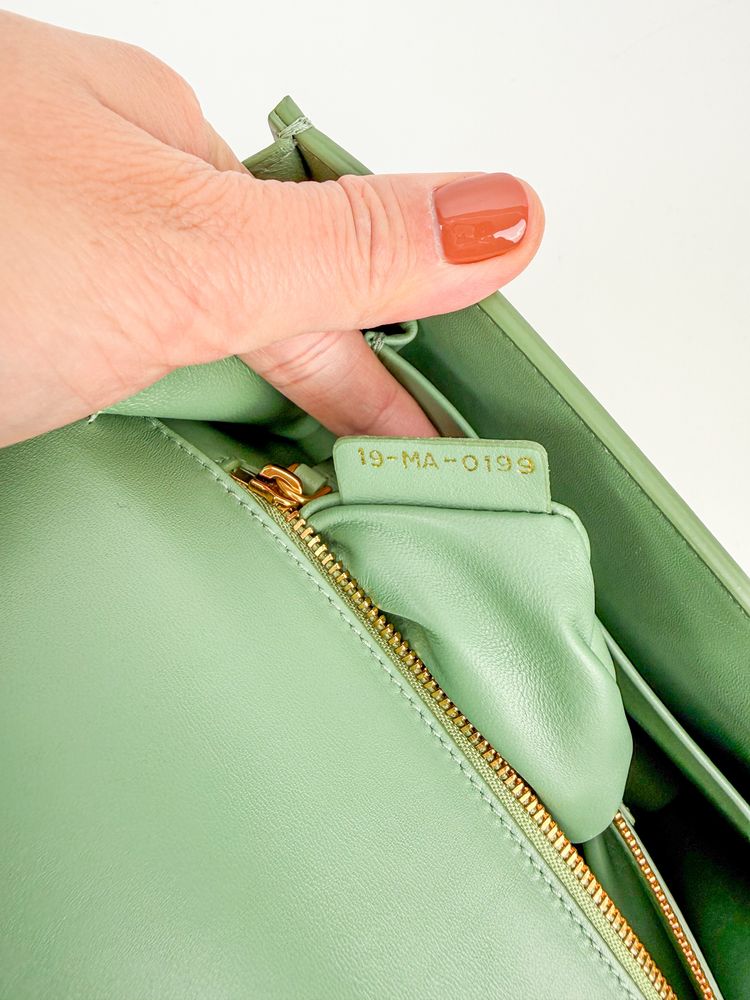 Christian Dior Green Leather Shoulder Bag 8