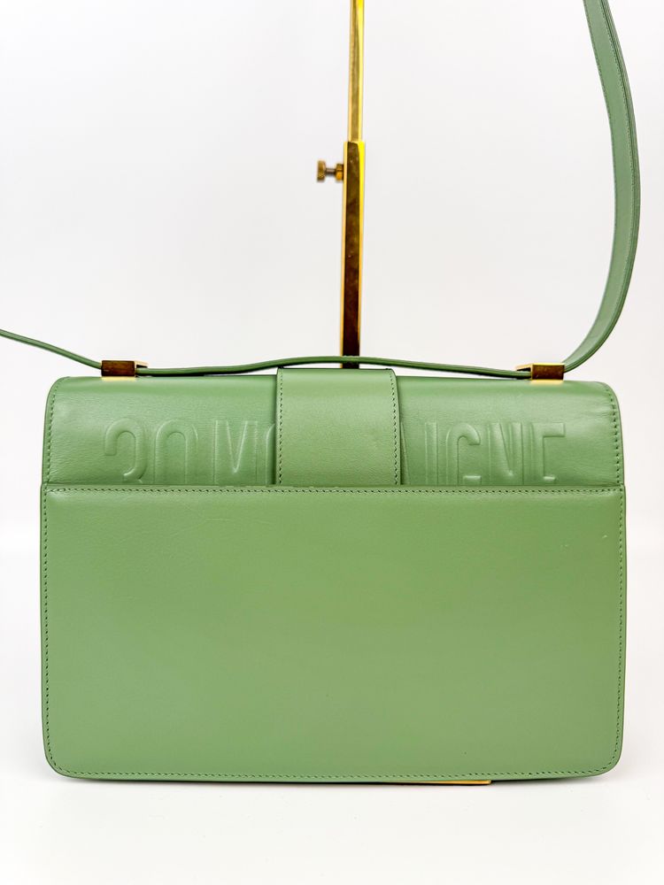 Christian Dior Green Leather Shoulder Bag 2