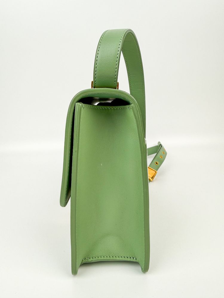 Christian Dior Green Leather Shoulder Bag 4