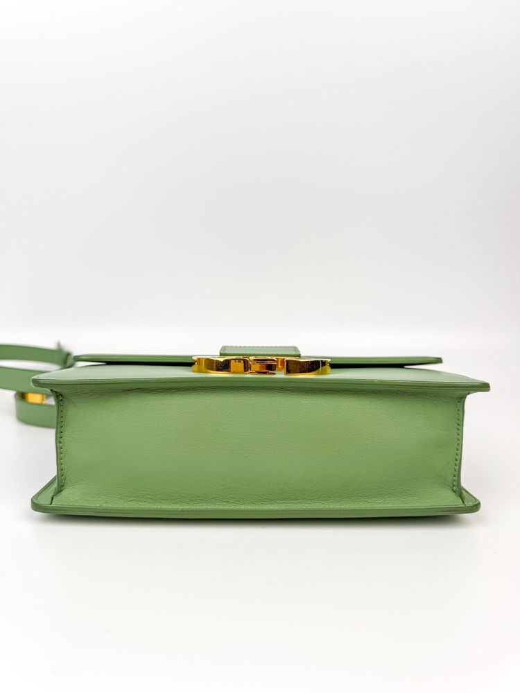 Christian Dior Green Leather Shoulder Bag 7