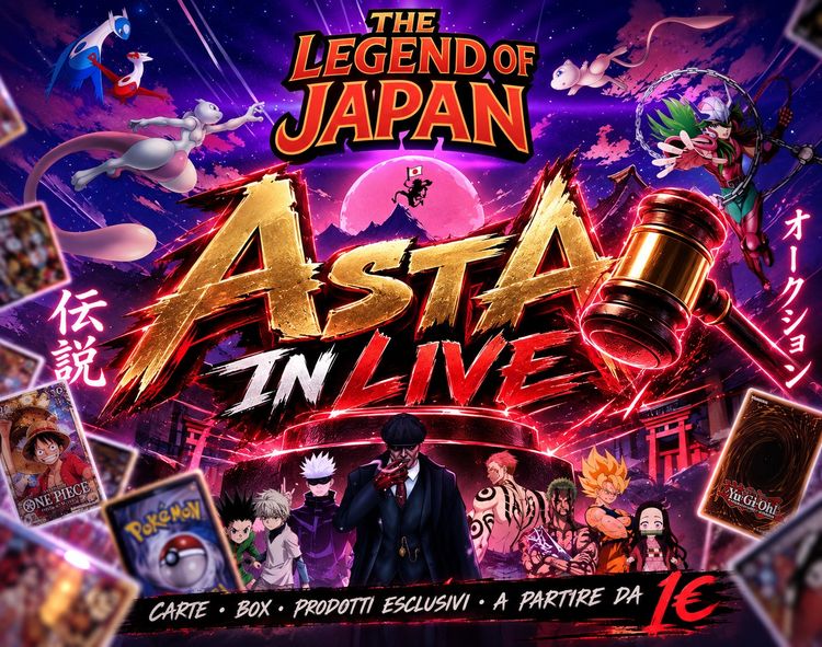 Immagine di The Legend Of Japan Asta In Live Collectible Cards And Boxes 1