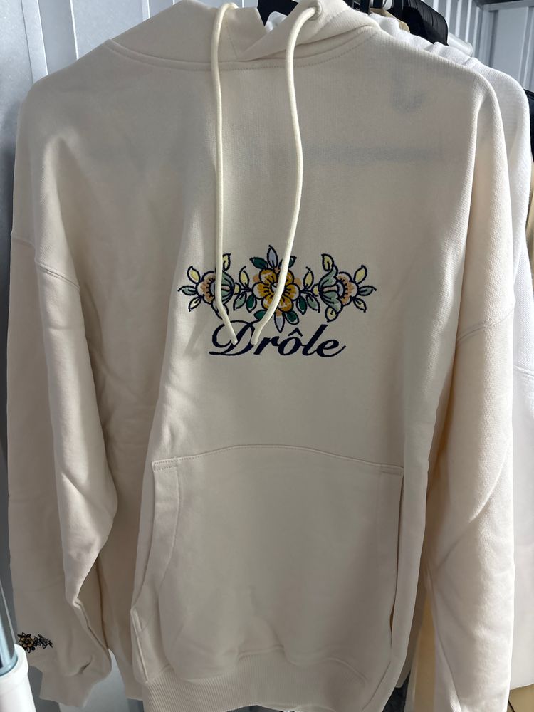 Drove de monsieur  Hoodie With Floral Embroidery
