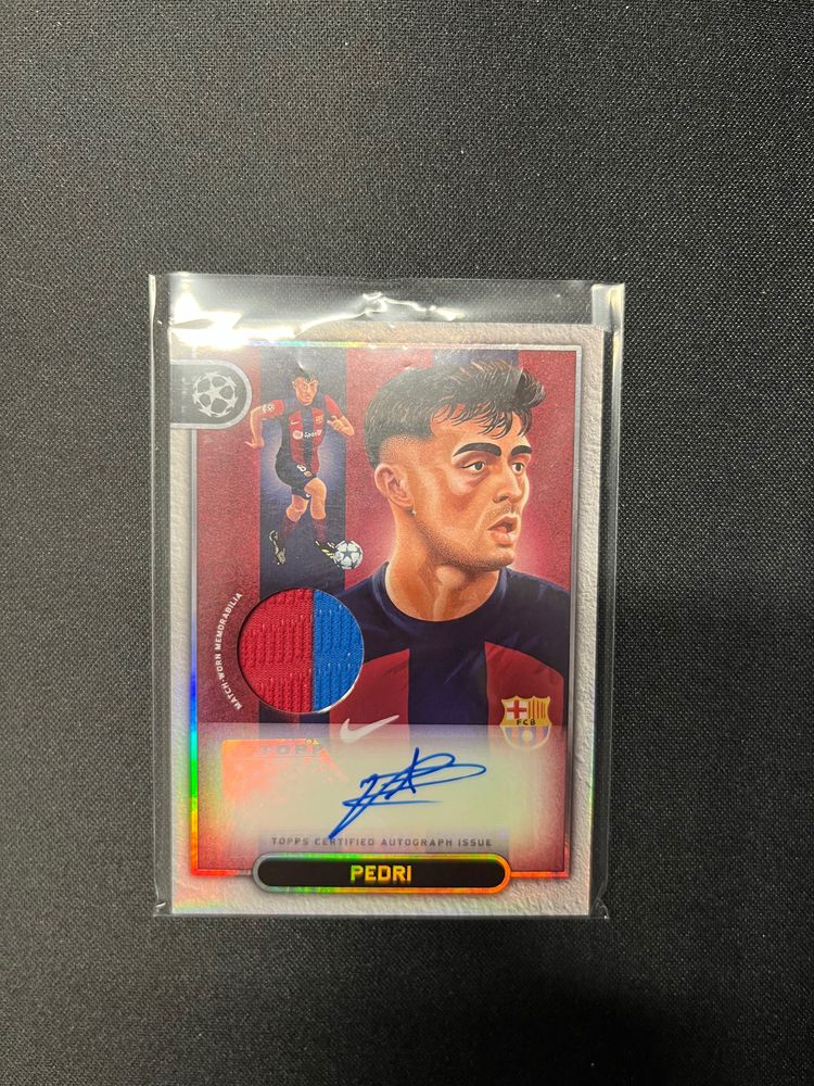 Pedri auto patch /50 topps museum