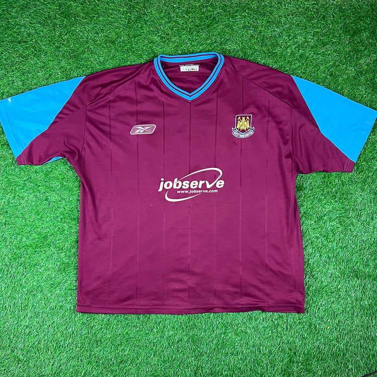 West Ham United 2003/2004 home football shirt- Reebok- size XXL